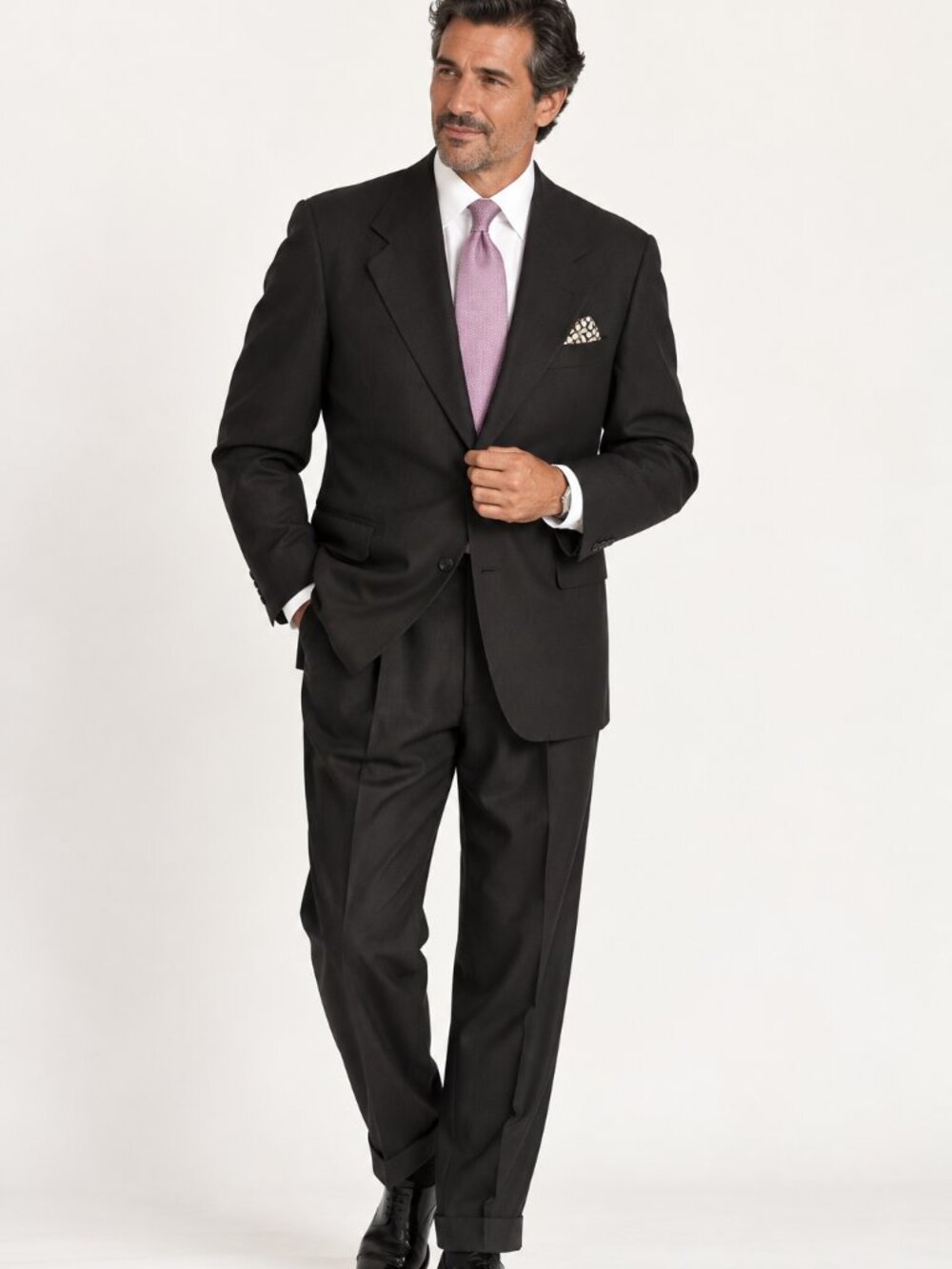 Iconic! Giorgio Armani Black Two-Piece Suit